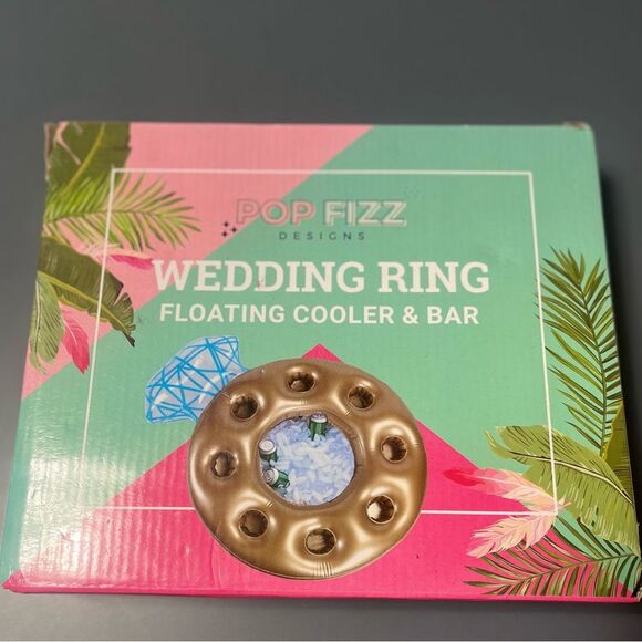 Pop Fizz Designs Wedding Ring Floating Cooler & Bar (Engagement Party) - Picture 3 of 6